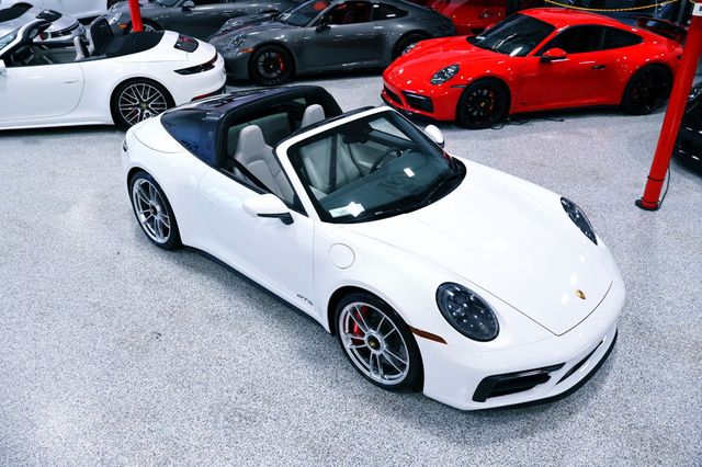2024 Porsche 911 TARGA 4GTS WHITE...696 Miles...Rare TARGA 4GTS   - 22865409 - 10