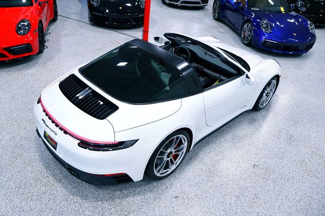 2024 Porsche 911 TARGA 4GTS WHITE...696 Miles...Rare TARGA 4GTS   - 22865409 - 6
