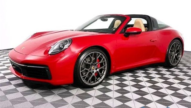 2024 Porsche 911 TARGA 4S CARMINE RED...526 Miles...TARGA 4S AWD  - 22964570 - 0