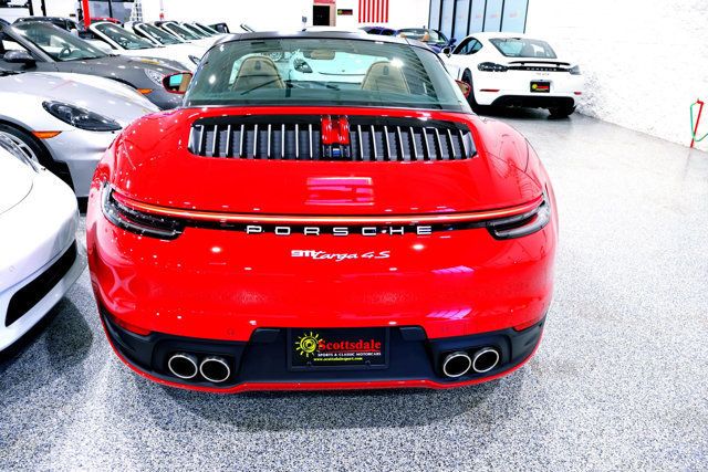 2024 Porsche 911 TARGA 4S CARMINE RED...556 Miles...Targa 4S  - 22964570 - 13