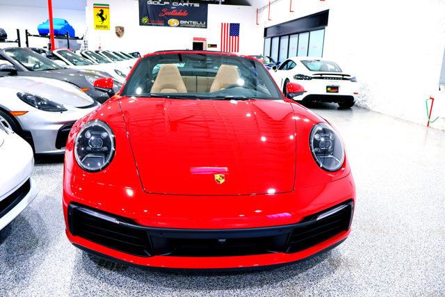 2024 Porsche 911 TARGA 4S CARMINE RED...556 Miles...Targa 4S  - 22964570 - 16