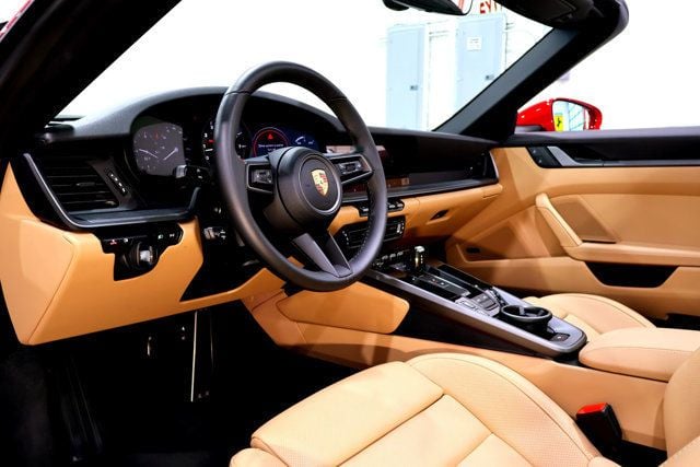 2024 Porsche 911 TARGA 4S CARMINE RED...556 Miles...TARGA 4S AWD  - 22964570 - 23