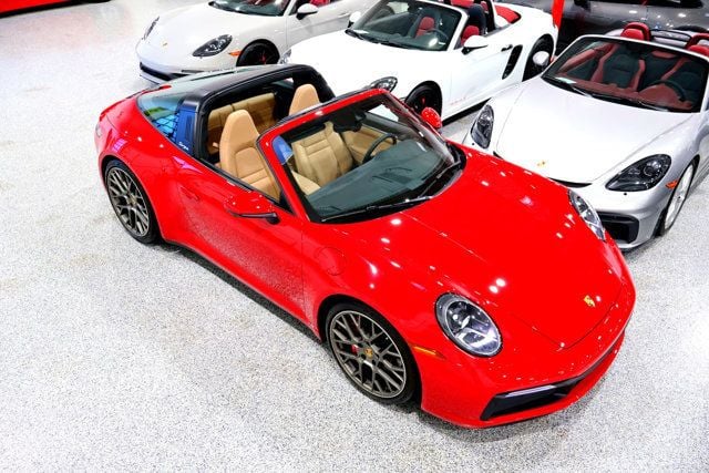 2024 Porsche 911 TARGA 4S CARMINE RED...556 Miles...TARGA 4S AWD  - 22964570 - 5