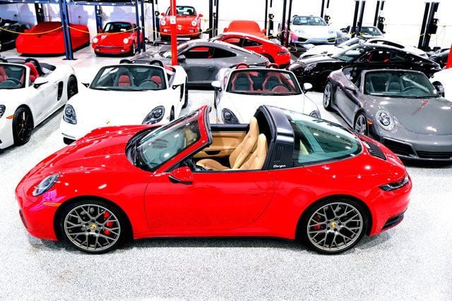 2024 Porsche 911 TARGA 4S CARMINE RED...556 Miles...TARGA 4S AWD  - 22964570 - 7