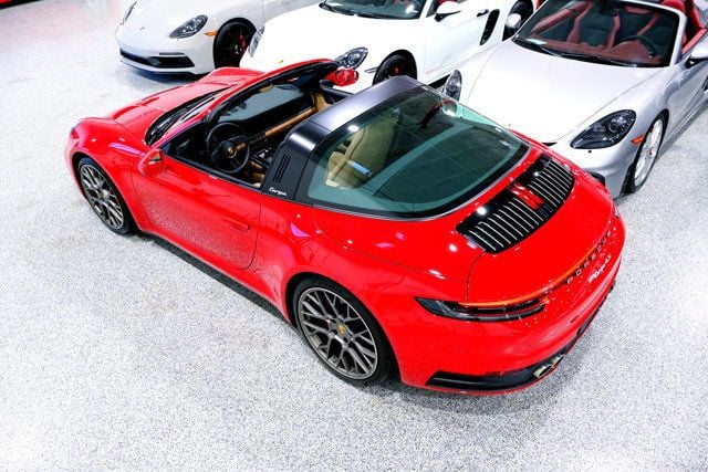 2024 Porsche 911 TARGA 4S CARMINE RED...556 Miles...TARGA 4S AWD  - 22964570 - 8