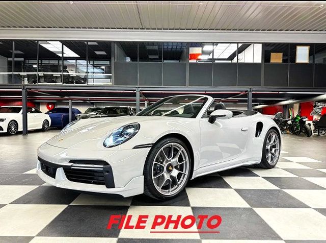 2024 Porsche 911 TURBO S CAB CHALK...3,798 Miles...P80 Sport Design - 22993625 - 0