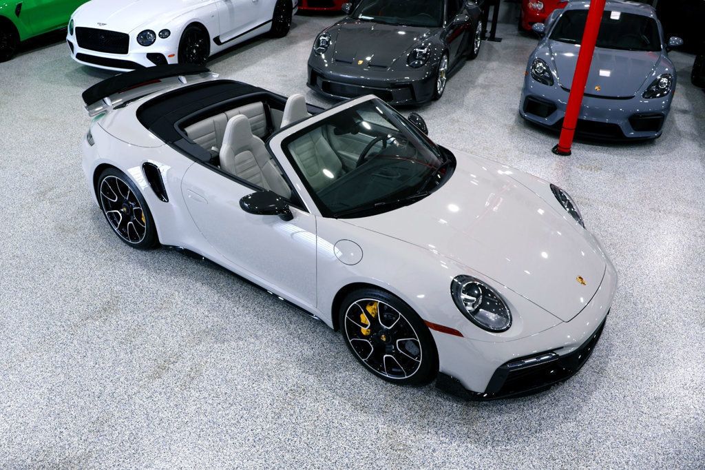 2024 Porsche 911 TURBO S CAB CHALK...3,798 Miles...P80 Sport Design - 22993625 - 9