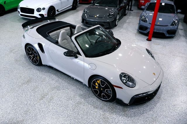 2024 Porsche 911 TURBO S CAB CHALK...3,798 Miles...P80 Sport Design - 22993625 - 9