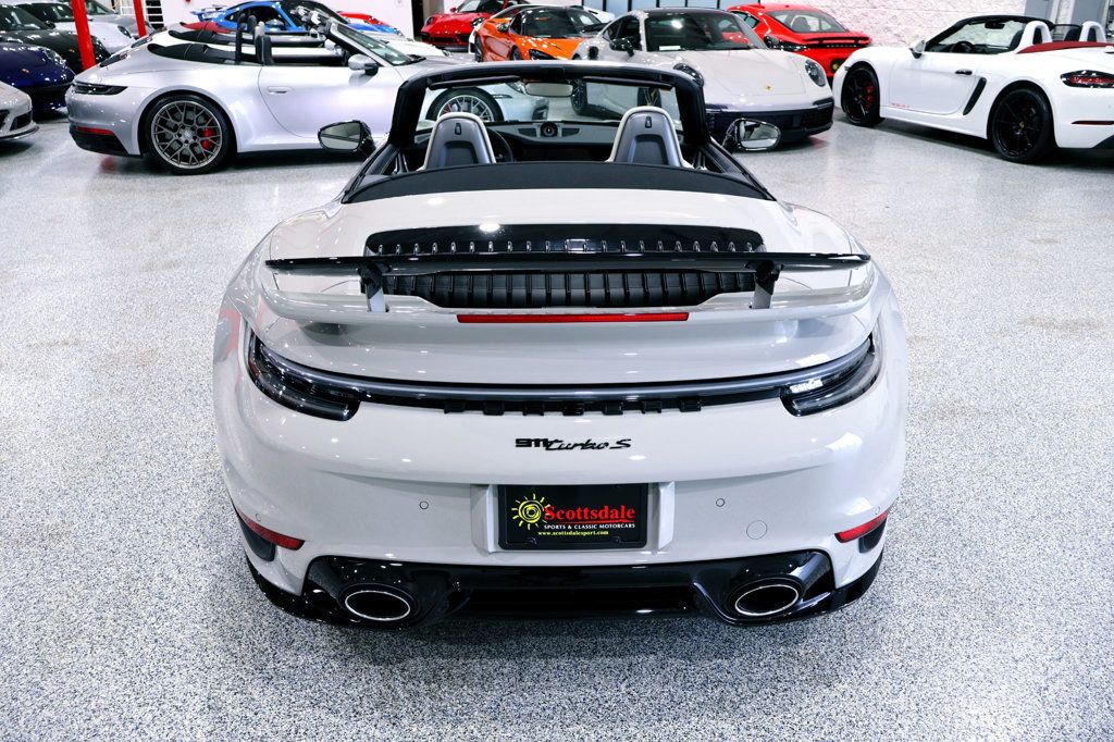 2024 Porsche 911 TURBO S CAB CHALK...3,798 Miles...P80 Sport Design - 22993625 - 17
