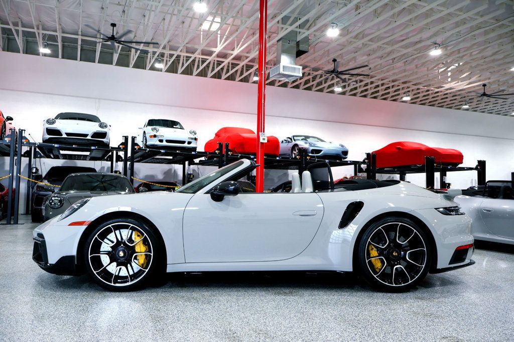 2024 Porsche 911 TURBO S CAB CHALK...3,798 Miles...P80 Sport Design - 22993625 - 1