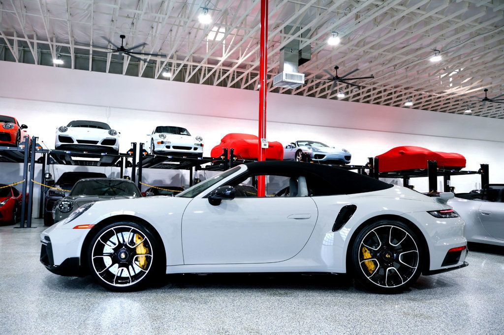 2024 Porsche 911 TURBO S CAB CHALK...3,798 Miles...P80 Sport Design - 22993625 - 2