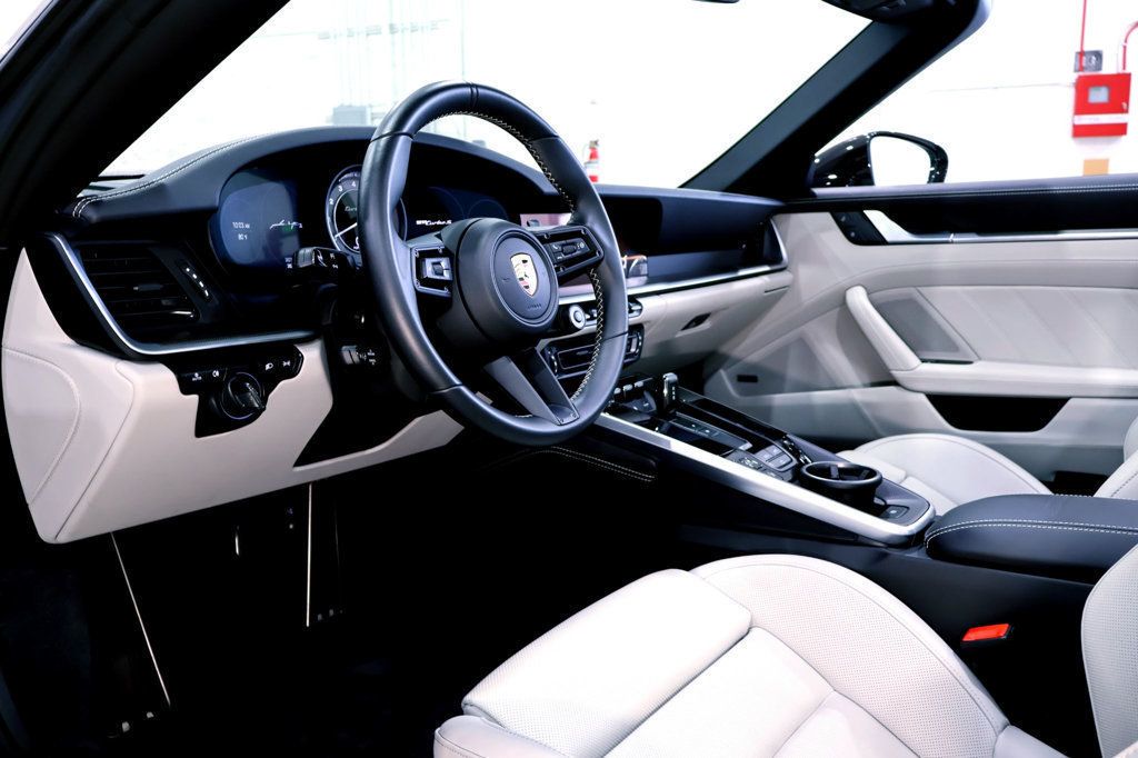 2024 Porsche 911 TURBO S CAB CHALK...3,798 Miles...P80 Sport Design - 22993625 - 30