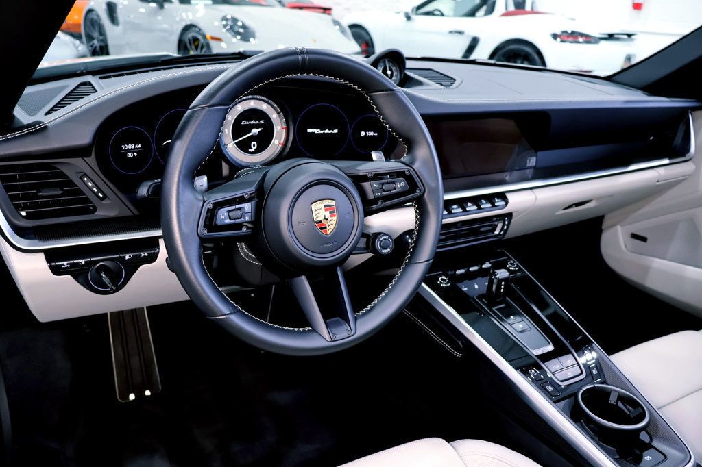 2024 Porsche 911 TURBO S CAB CHALK...3,798 Miles...P80 Sport Design - 22993625 - 31