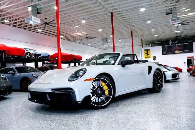 2024 Porsche 911 TURBO S CAB CHALK...3,798 Miles...P80 Sport Design - 22993625 - 3