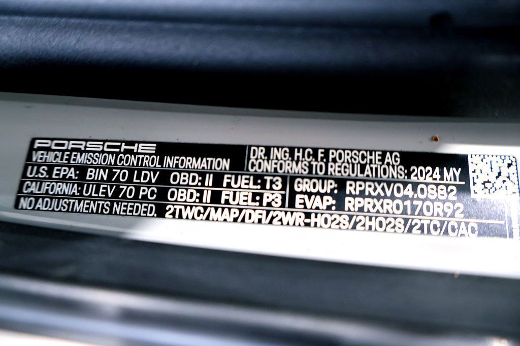 2024 Porsche 911 TURBO S CAB CHALK...3,798 Miles...P80 Sport Design - 22993625 - 40