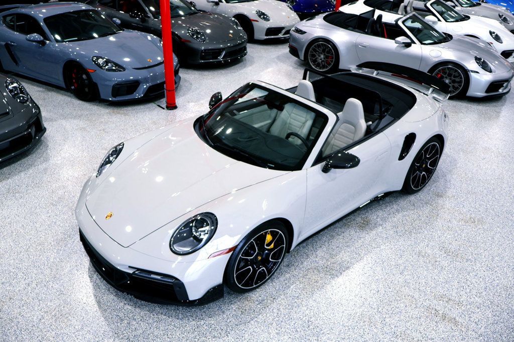 2024 Porsche 911 TURBO S CAB CHALK...3,798 Miles...P80 Sport Design - 22993625 - 5