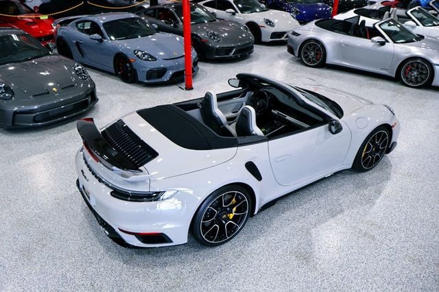 2024 Porsche 911 TURBO S CAB CHALK...3,798 Miles...P80 Sport Design - 22993625 - 6