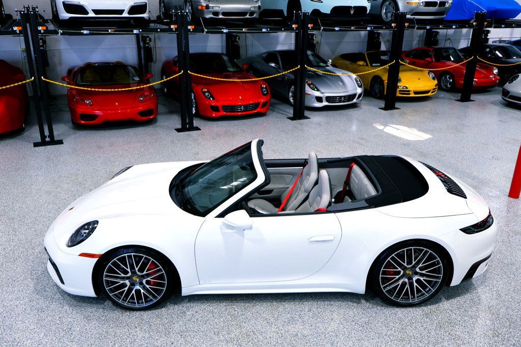 2024 Porsche CARRERA 4S CABRIOLET WHITE...1,545 Miles...Special 4S CAB!! - 22900550 - 0