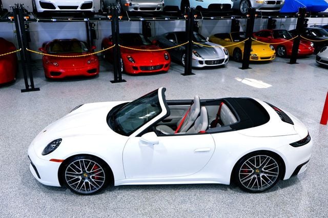 2024 Porsche CARRERA 4S CABRIOLET WHITE...1,545 Miles...Special 4S CAB!! - 22900550 - 0
