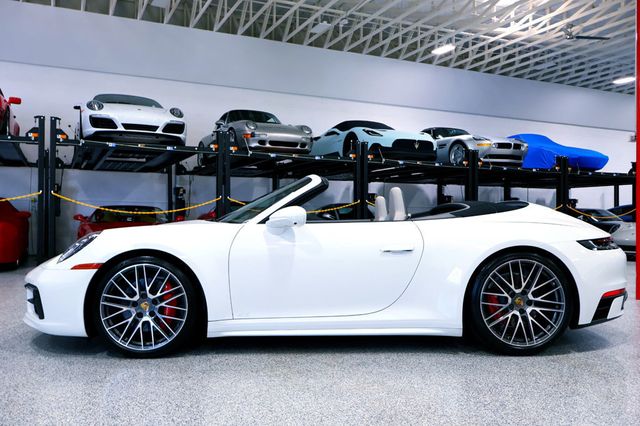 2024 Porsche CARRERA 4S CABRIOLET WHITE...1,545 Miles...Special 4S CAB!! - 22900550 - 2