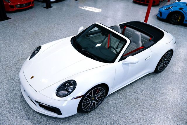 2024 Porsche CARRERA 4S CABRIOLET WHITE...1,545 Miles...Special 4S CAB!! - 22900550 - 5