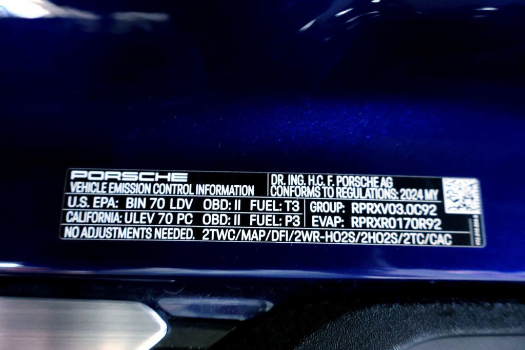 2024 Porsche CARRERA 4S COUPE GENTIAN BLUE...6,350 Miles...Loaded 4S!!   - 22876746 - 43