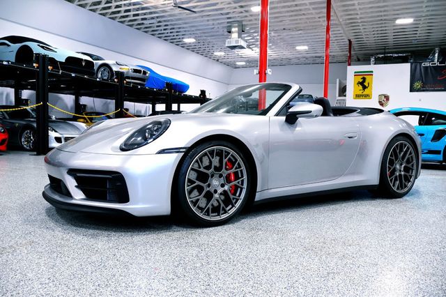 2024 Porsche CARRERA GTS CABRIO GT SILVER...5,995 Miles...Rare GTS CAB!!  - 22900632 - 1