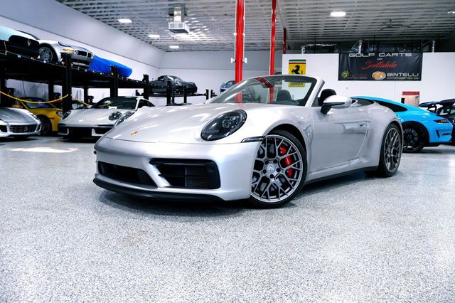 2024 Porsche CARRERA GTS CABRIO GT SILVER...5,995 Miles...Rare GTS CAB!!  - 22900632 - 3