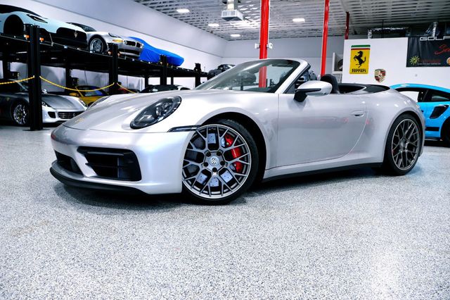 2024 Porsche CARRERA GTS CABRIO GT SILVER...5,995 Miles...Rare GTS CAB!!  - 22900632 - 4