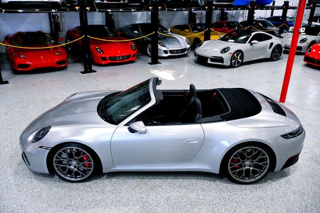 2024 Porsche CARRERA GTS CABRIO GT SILVER...5,995 Miles...Rare GTS CAB!!  - 22900632 - 5