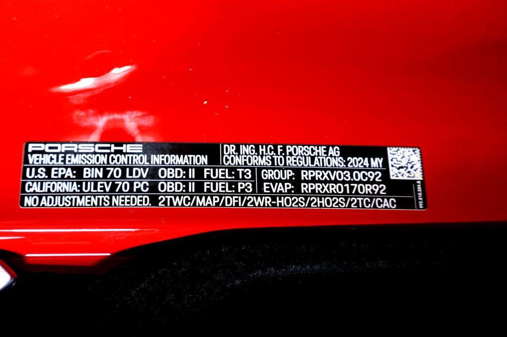 2024 Porsche CARRERA S AEROKIT GUARDS RED...2,419 Miles...7sp Manual, AEROKIT - 22900809 - 12