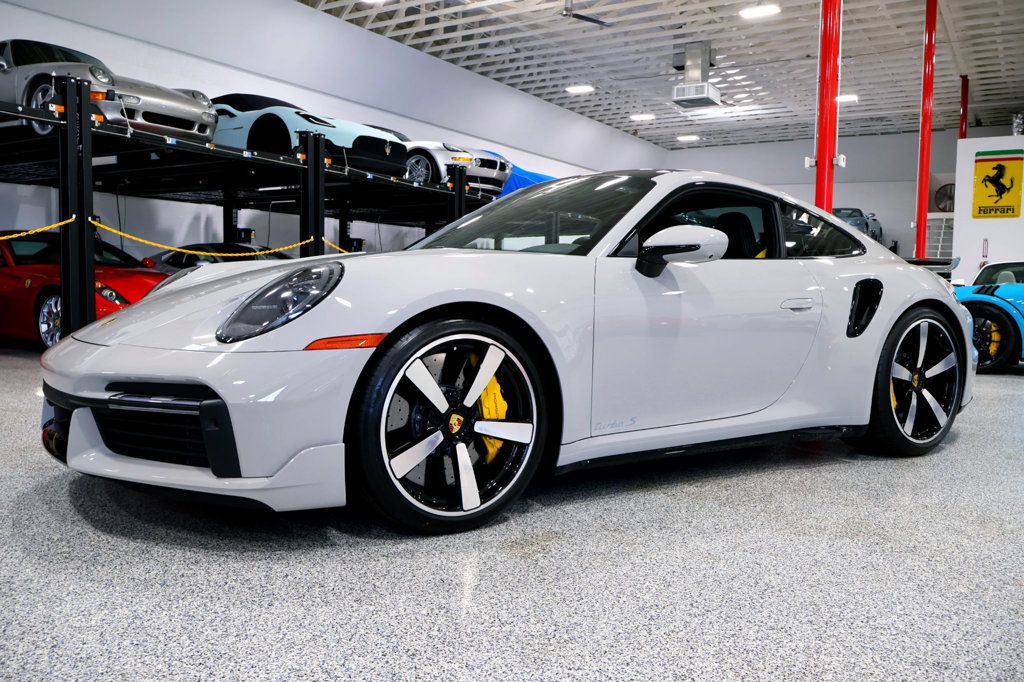 2024 Porsche CARRERA TURBO S CPE CHALK...1,407 Miles...Sport Design Aero Pkg! - 22900640 - 0
