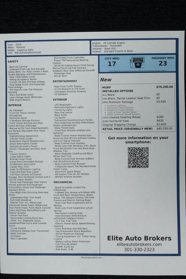 2024 Porsche Cayenne Base - 23047431 - 53