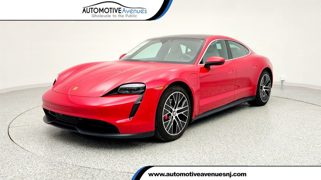 2024 Porsche Taycan 4S AWD w/ Premium Pkg & Deviated Stitching Two-Tone Leather Int. - 22936124 | Video 1