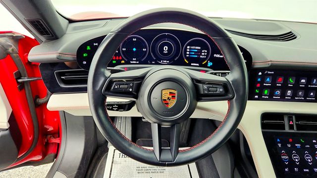 2024 Porsche Taycan 4S AWD w/ Premium Pkg & Deviated Stitching Two-Tone Leather Int. - 22936124 - 13