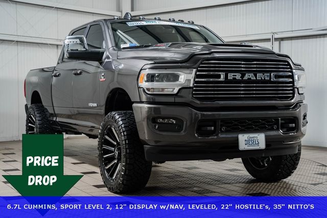 2024 Used Ram 2500 Laramie Level B Sport Leveled at Country Diesels ...