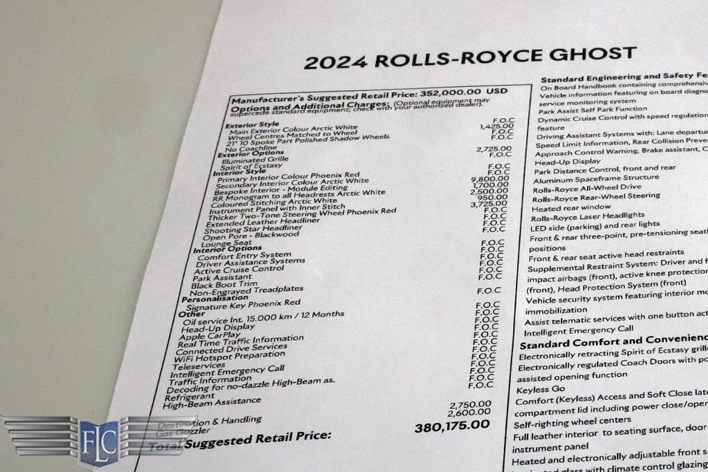 2024 Rolls-Royce Ghost Sedan - 23068311 - 42