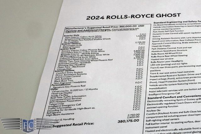 2024 Rolls-Royce Ghost Sedan - 23068311 - 42