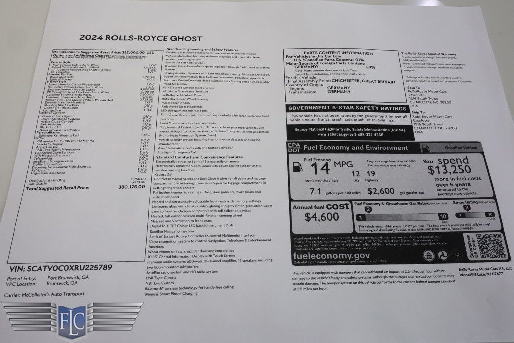 2024 Rolls-Royce Ghost Sedan - 23068311 - 43