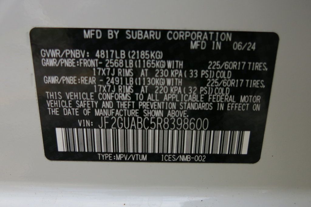 2024 Subaru Crosstrek AWD - 23046569 - 35