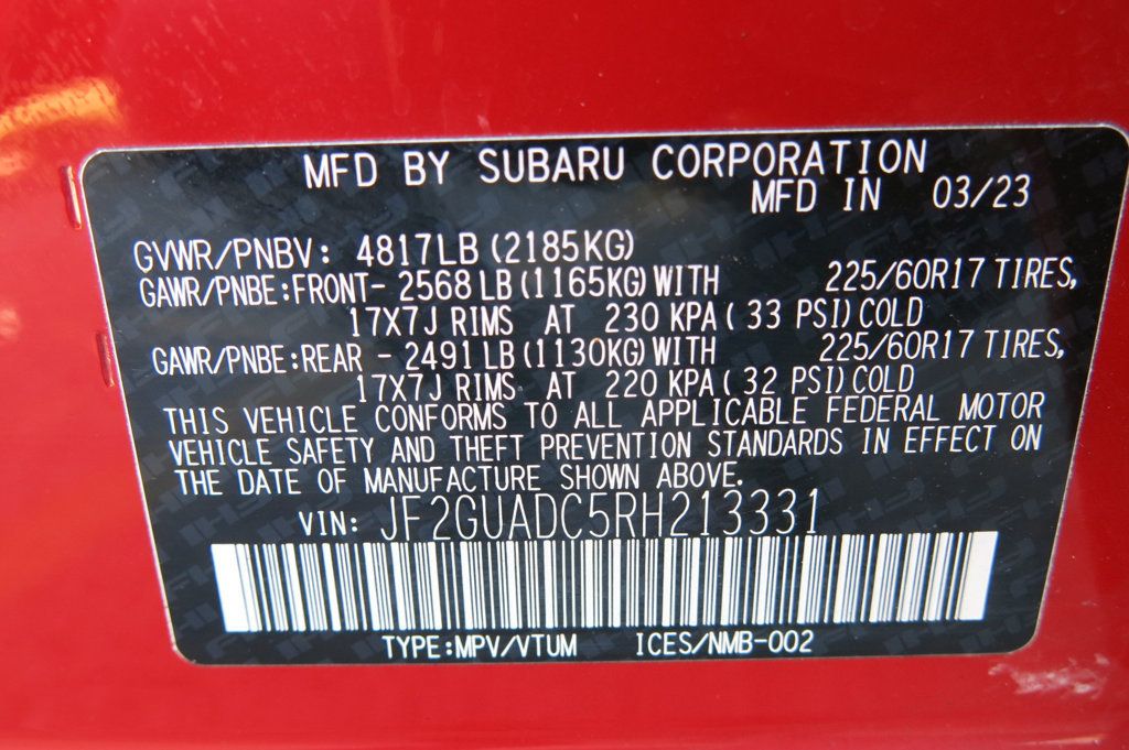 2024 Subaru Crosstrek Premium AWD - 22909167 - 35