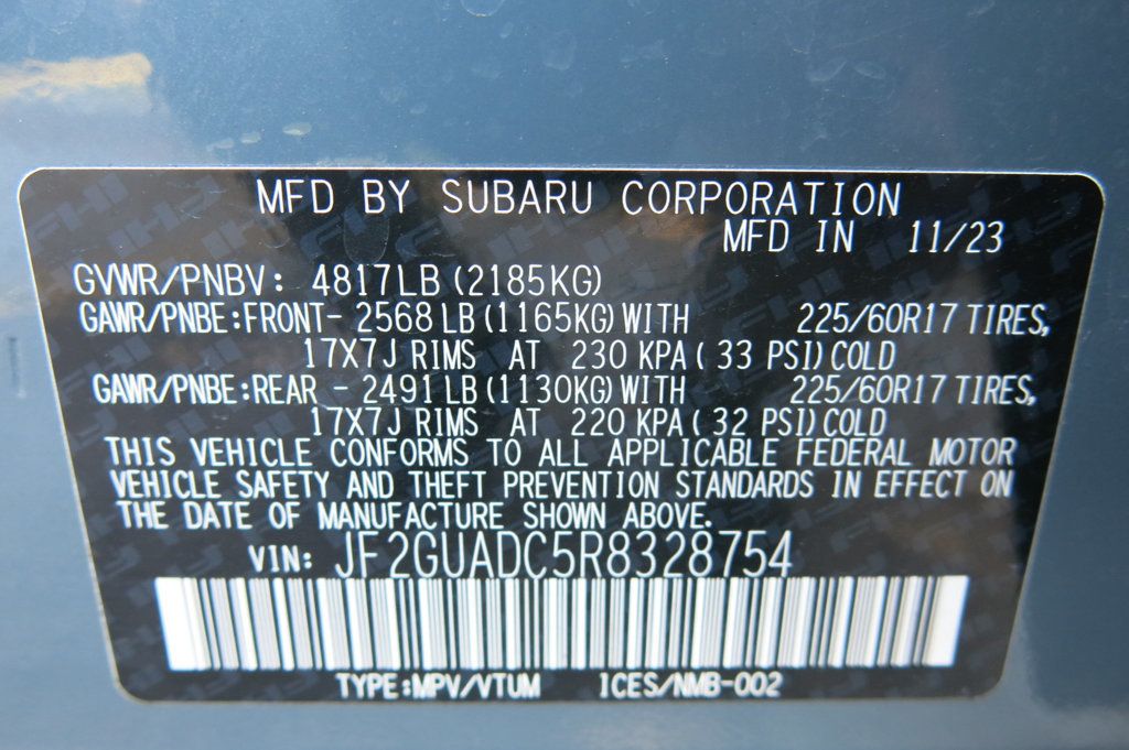 2024 Subaru Crosstrek Premium AWD - 22927419 - 35