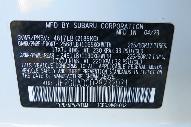 2024 Subaru Crosstrek Premium AWD - 23098309 - 35