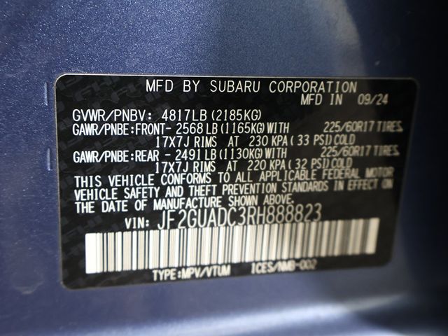 2024 Subaru Crosstrek Premium CVT - 22976051 - 48