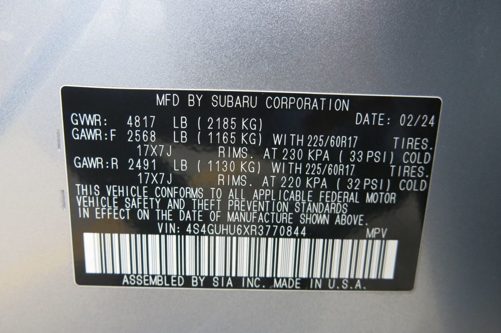 2024 Subaru Crosstrek Wilderness AWD - 23026539 - 35