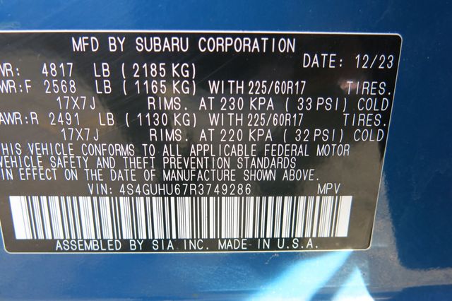 2024 Subaru Crosstrek Wilderness AWD - 23084233 - 35