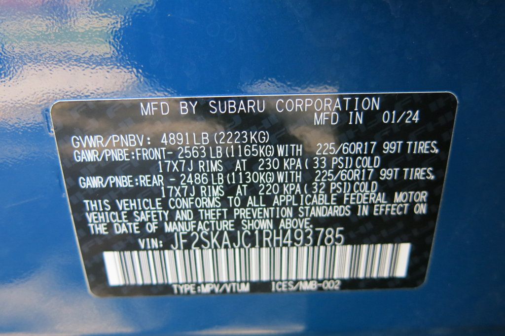 2024 Subaru Forester Wilderness AWD - 23022674 - 35
