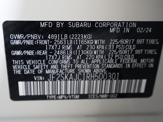2024 Subaru Forester Wilderness CVT - 22953692 - 55