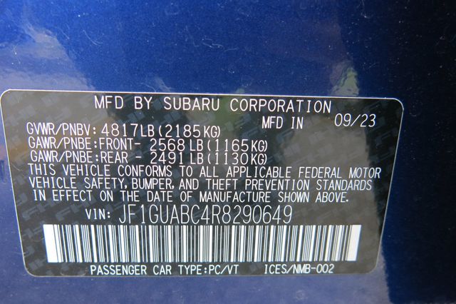 2024 Subaru Impreza AWD - 22909164 - 35