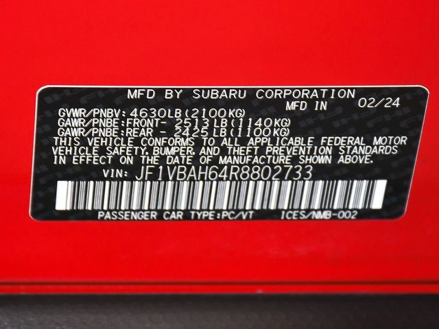 2024 Subaru WRX Premium - 23062460 - 14